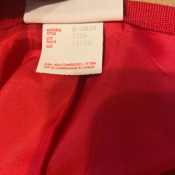 Red Vintage Pencil Skirt - Picture 4 of 4